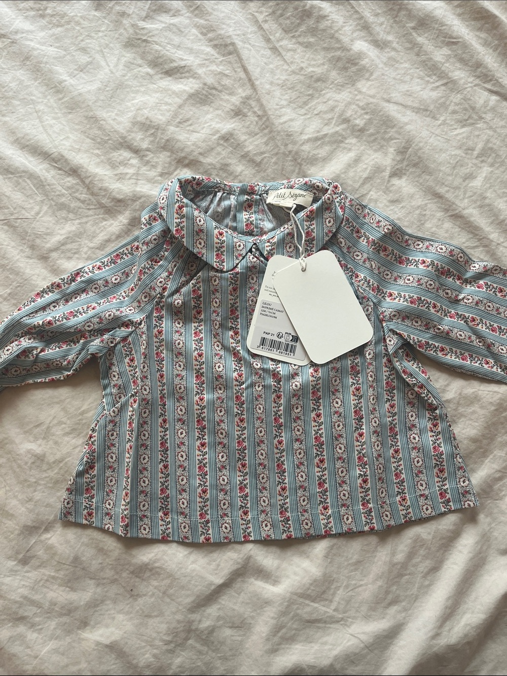 Sezane / Petit Sezane Lilou shirt 12 m NWT